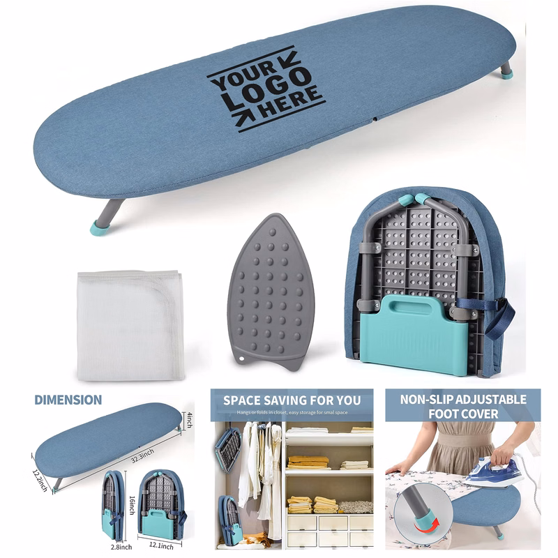 Easily Foldable Travel Heat Resistant Ironing Board Cover 