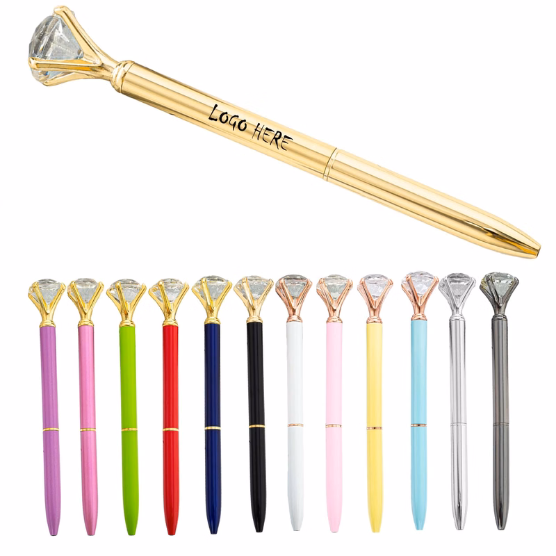 Crystal Diamond Metal Ballpoint Pen