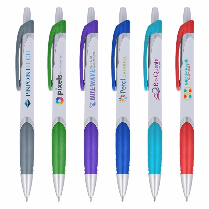 Custom Rubber Grip Vibrant Solana Pens 