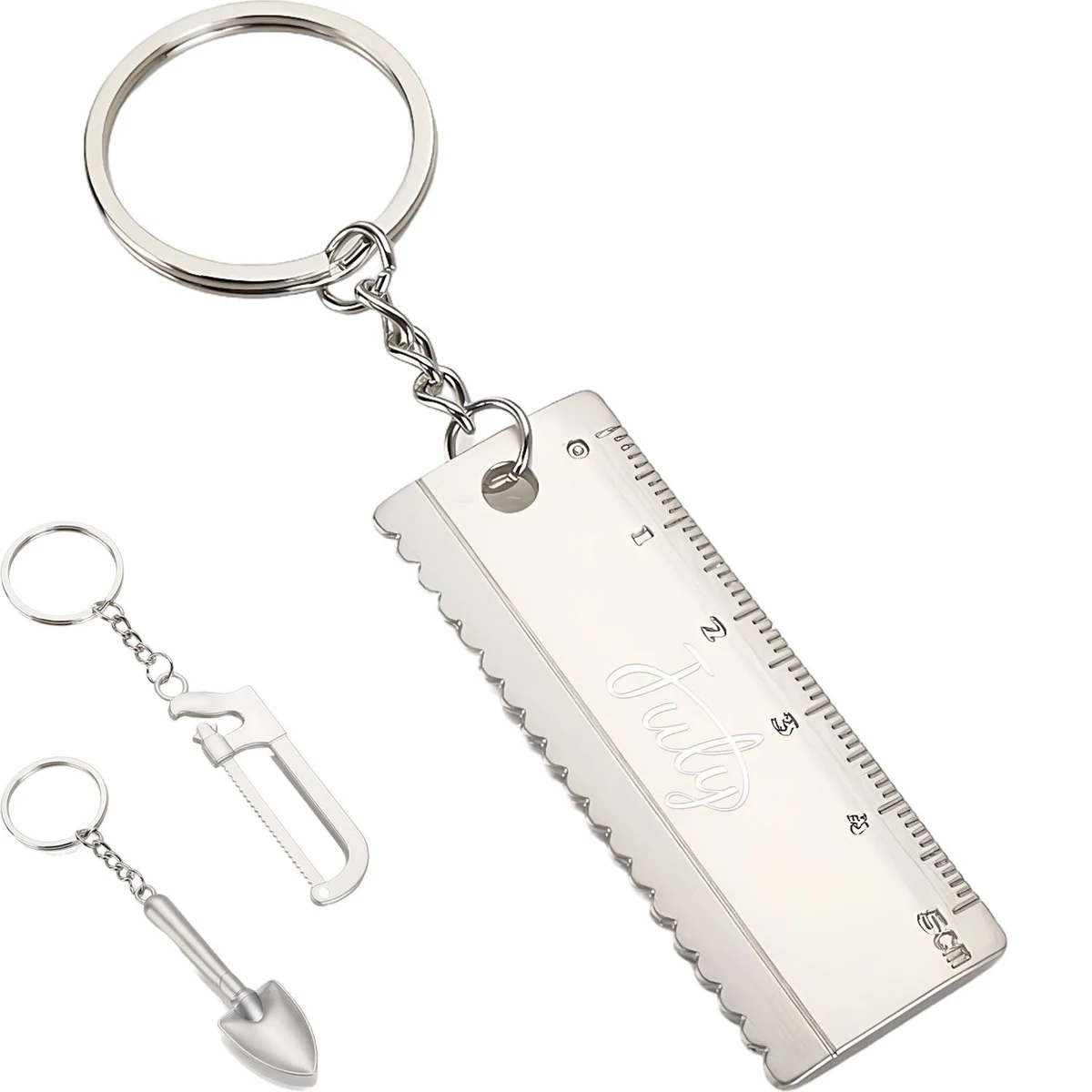 Mini Metal Tool Shaped Keychain 1