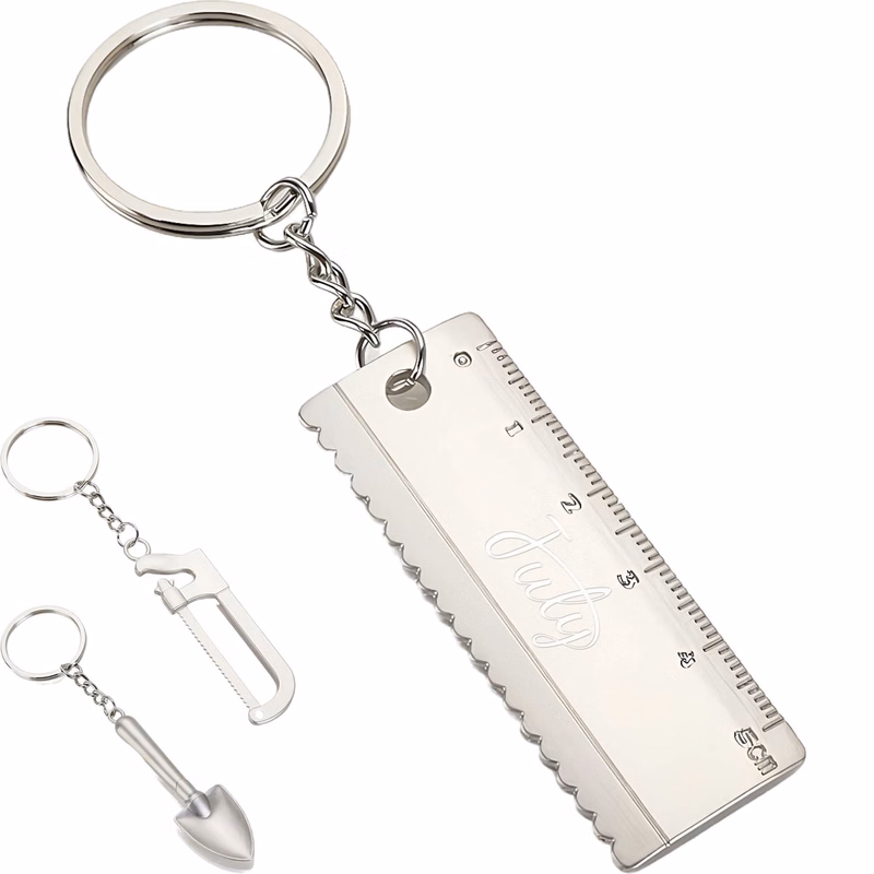 Mini Metal Tool Shaped Keychain