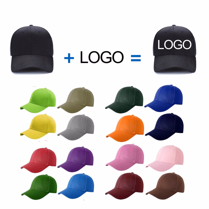 Pure Cotton Baseball Cap with Adjustable Fit for Sports
