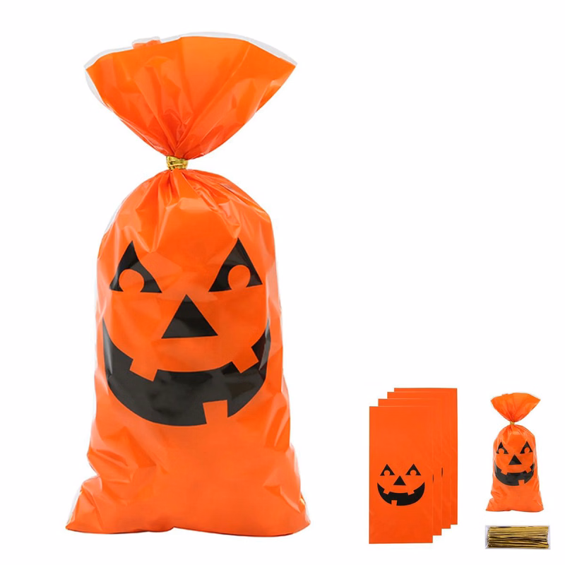 Decorative Halloween Pumpkin Bag for Favors