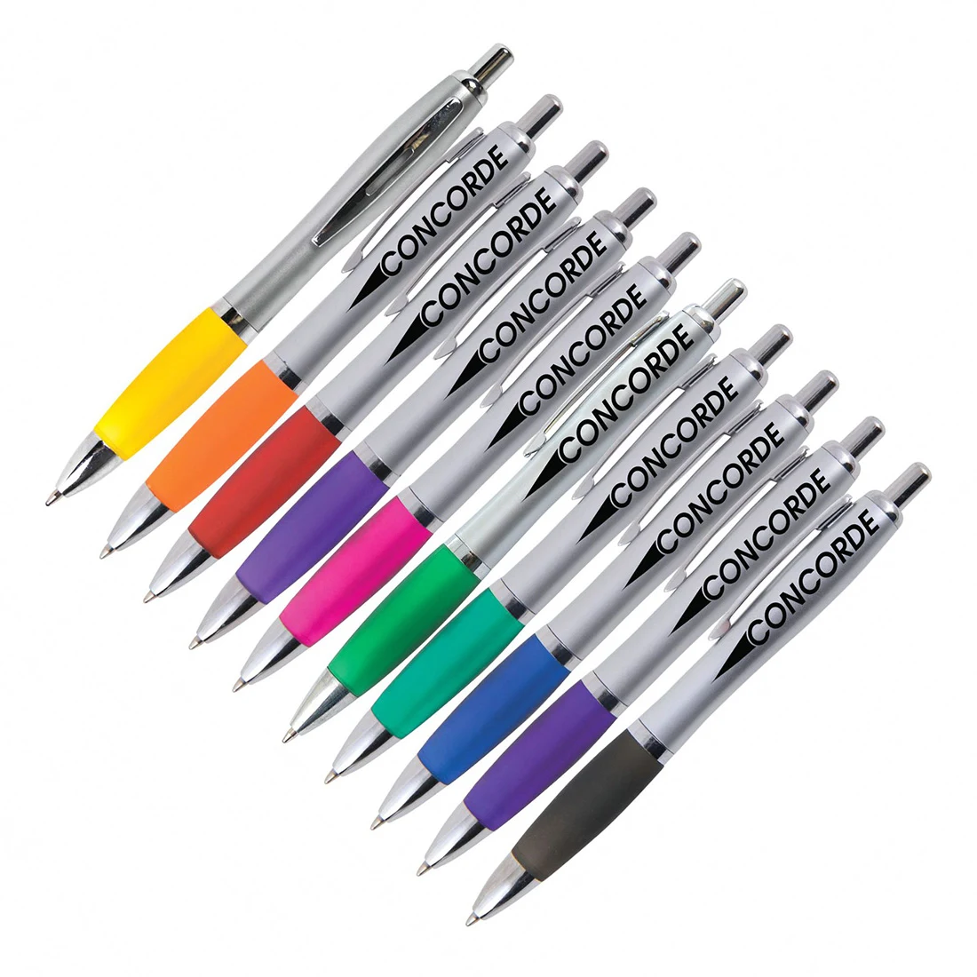 The Silver Ballpoint Pen - Customized Logo 1