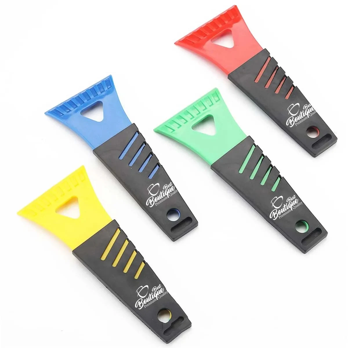 7" Winter Car Accessorie Multipurpose Multicolor Ice Scraper 1