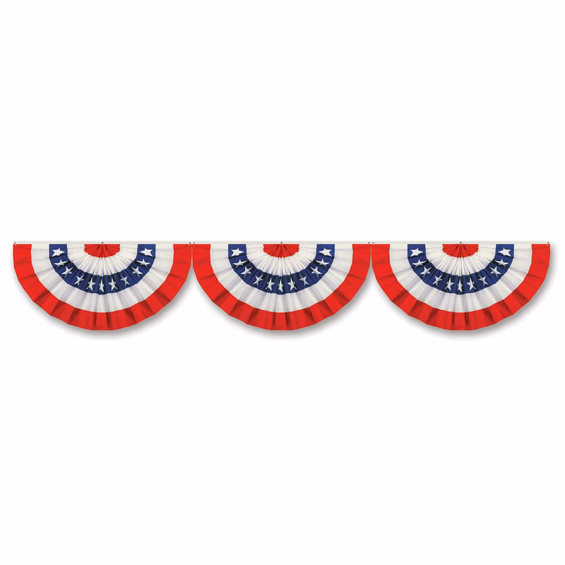 Jointed Patriotic Bunting Cutout