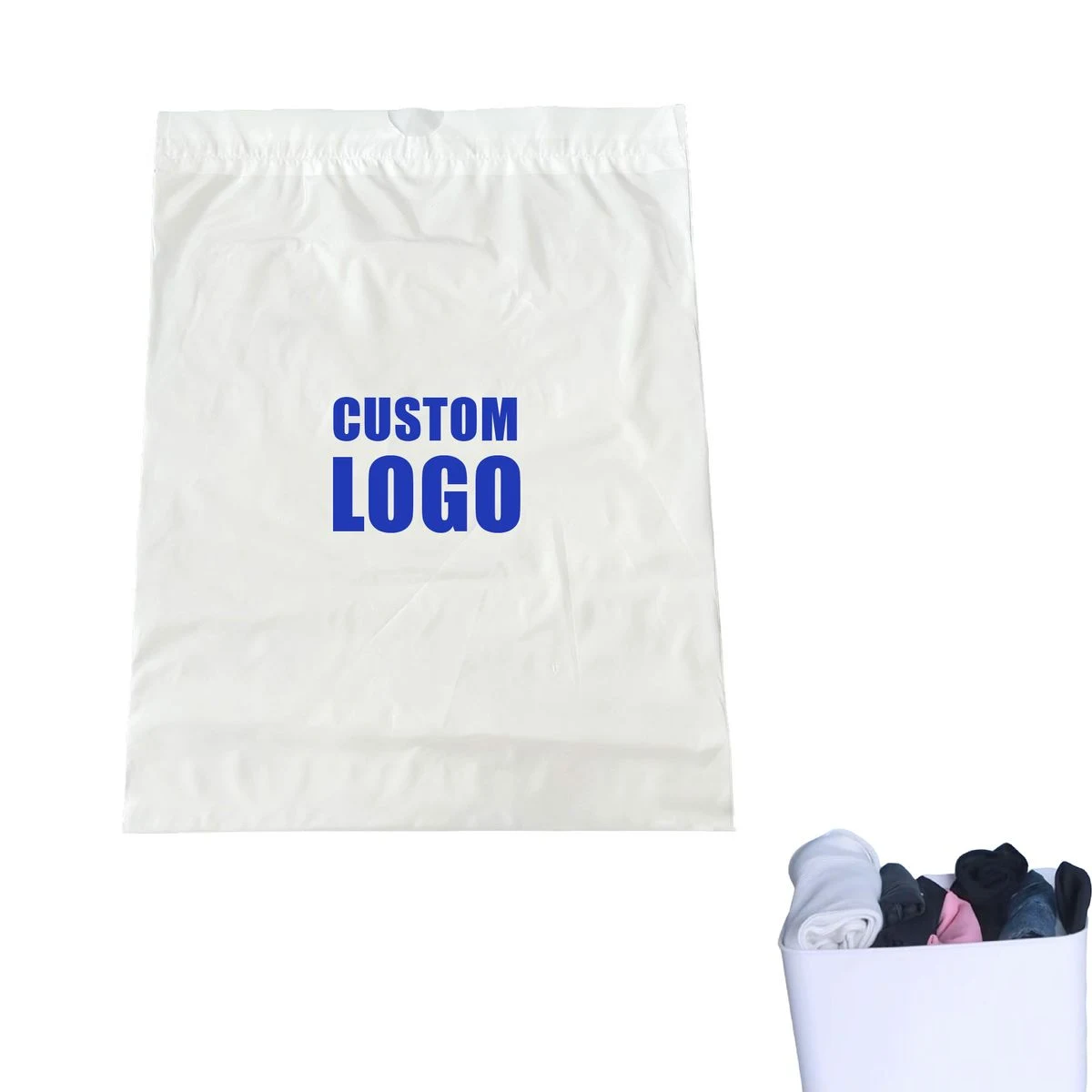 PE Hotel Drawstring Laundry Bag 16x20 1