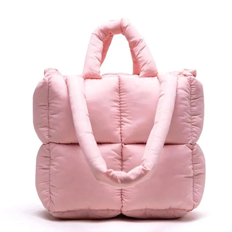 Custom Puffer Tote Bag, custom tote bag with logo imprint 1