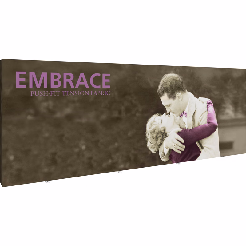 Embrace 20ft. Full Height Inline Display W/ Full Fitted Graphic