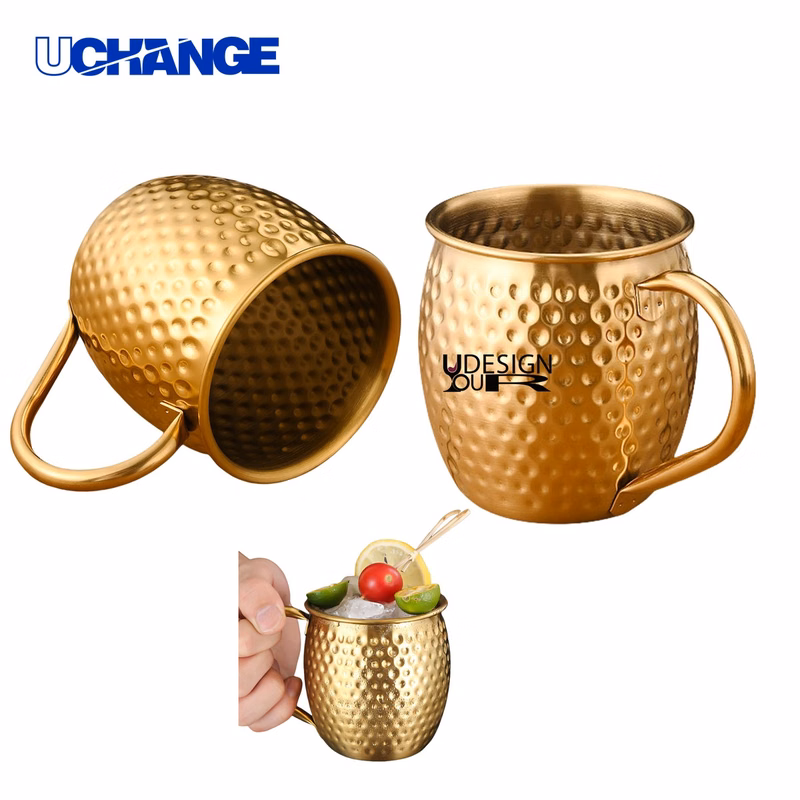 Metal Drinking Cup Container with Handle
