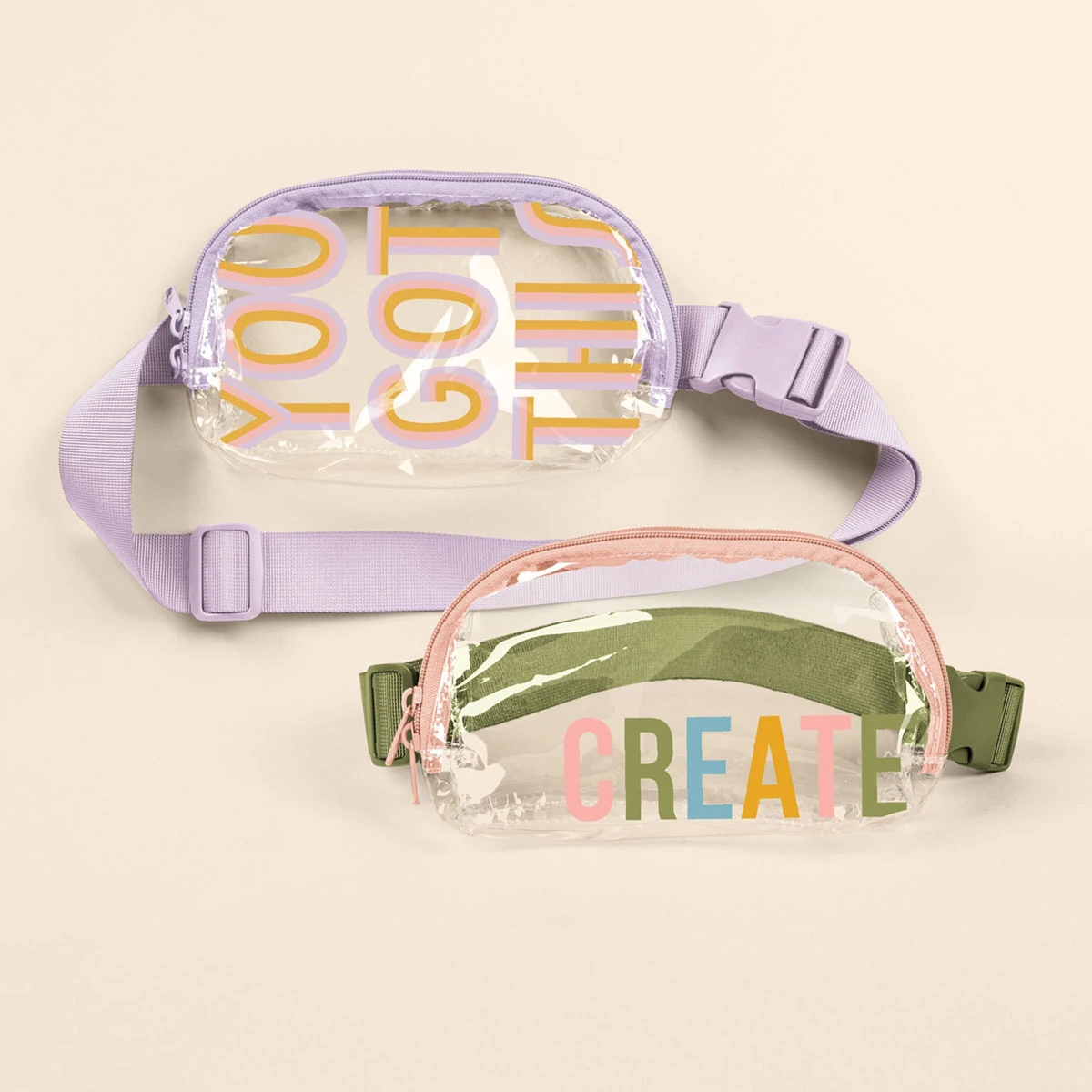 SIMPLE BELT BAG - CLEAR VINYL 1