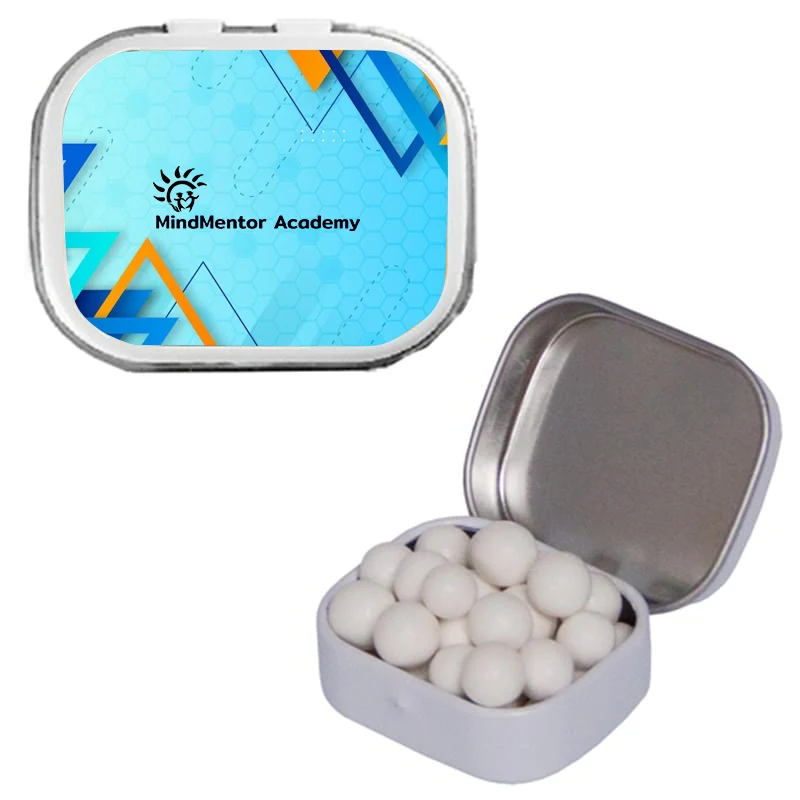 Mini Tin with Signature Peppermints, Red Hots 1