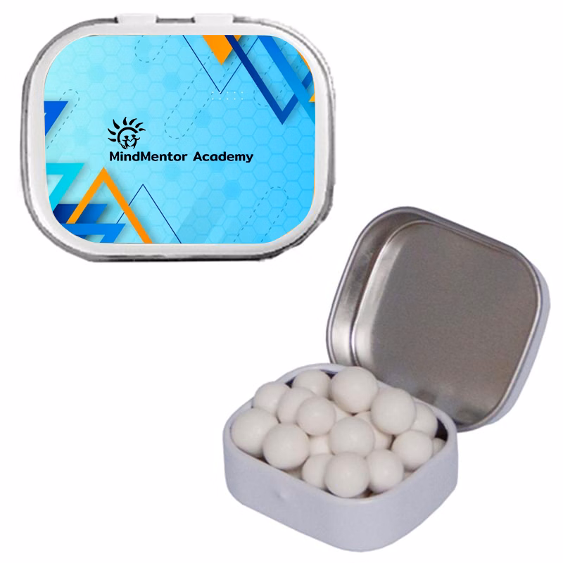 Mini Tin with Signature Peppermints, Red Hots