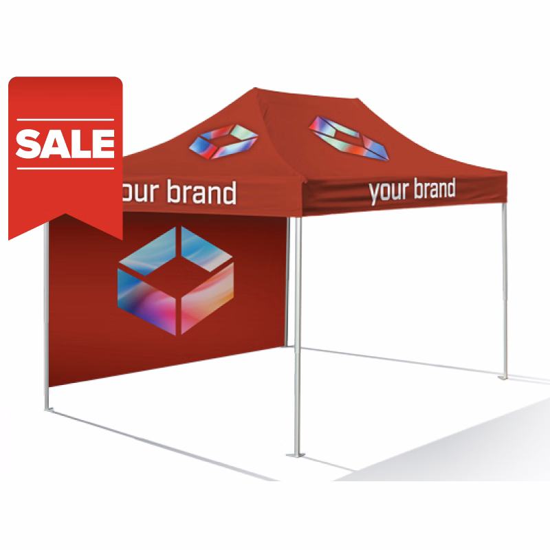 10'x15' Pro Package with Printed Top and Wall