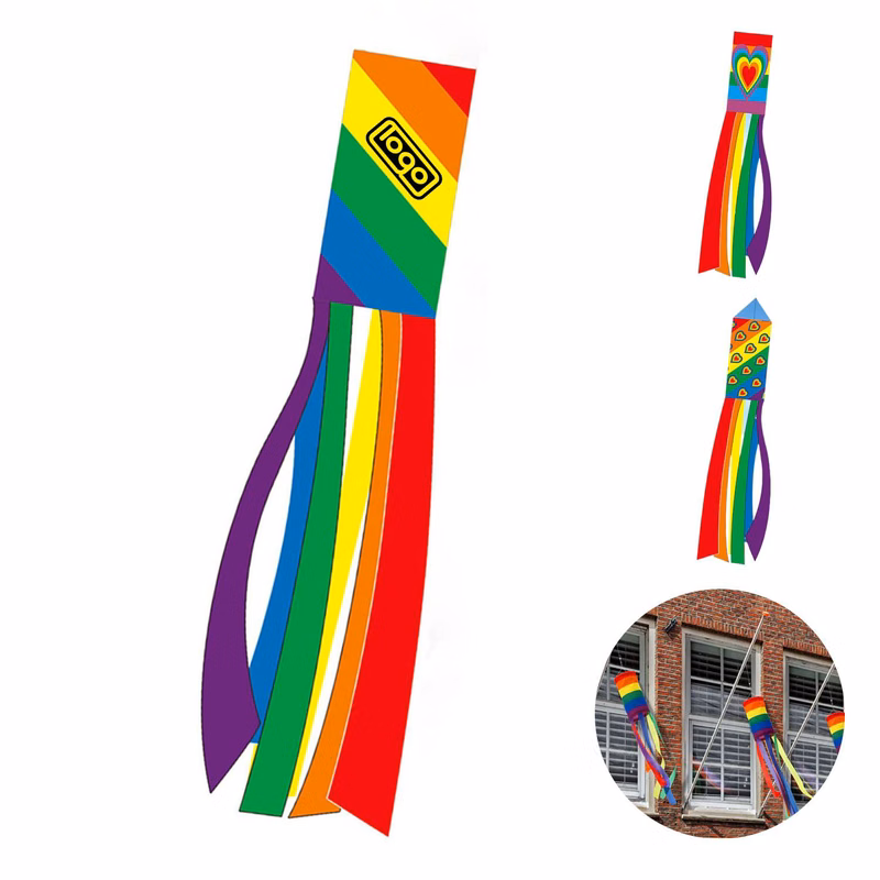 Polyester Rainbow Windsock