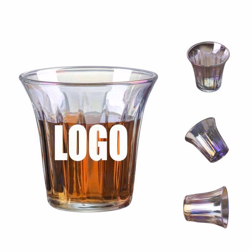 4.7 OZ/140ML Glass Tea Coffee Whisky Drink Gift Cup