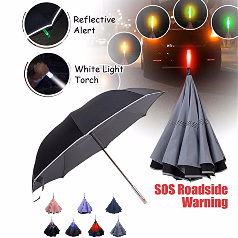Reverse Umbrella with Night Light