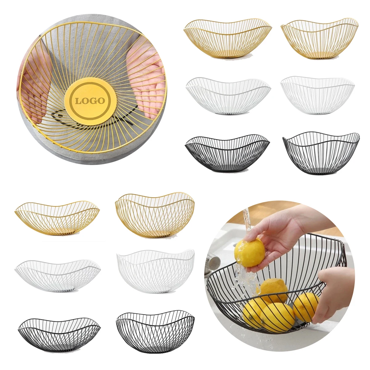 Fruit Snacks Stainless Steel Basket 1