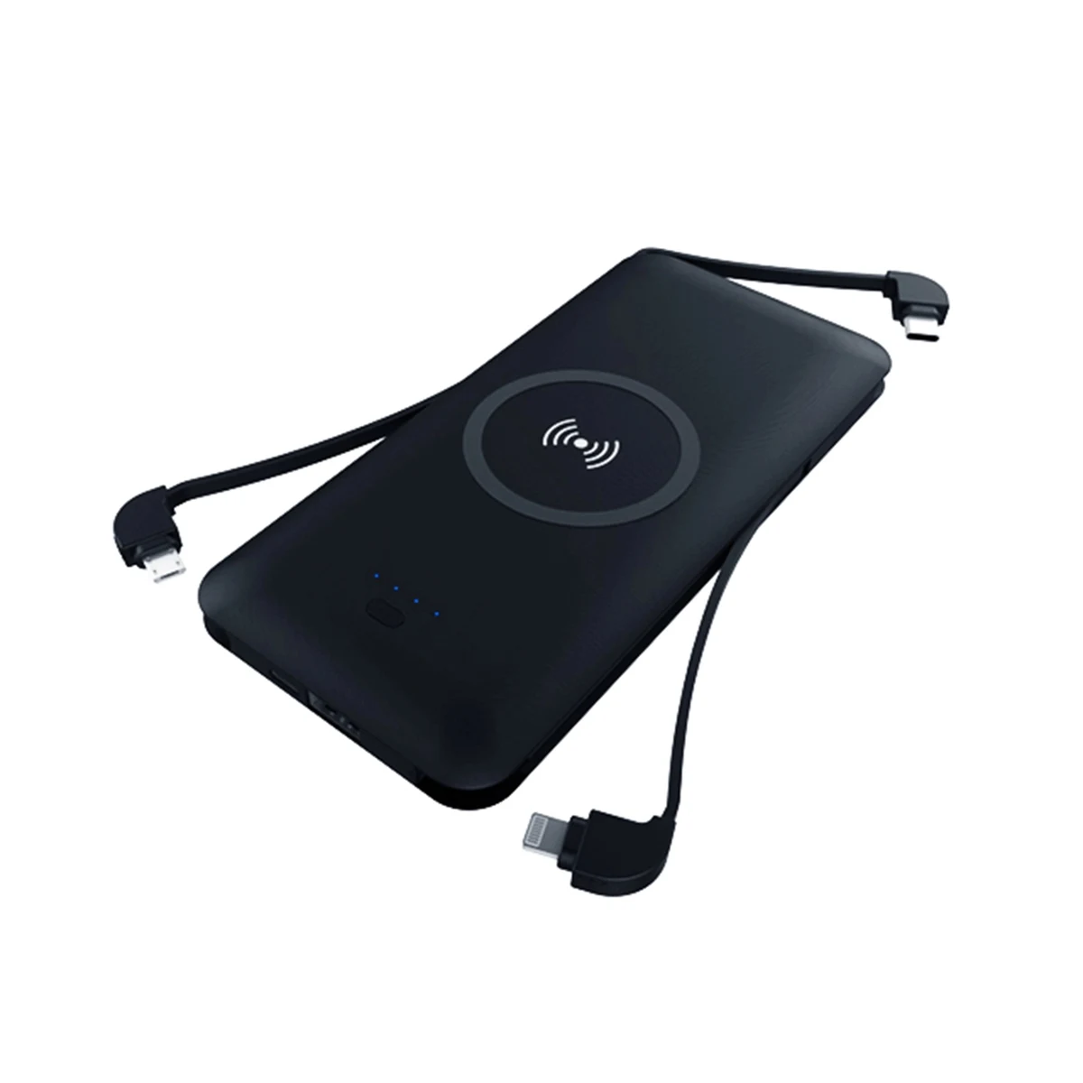 Wireless Charger Power Bank with Wall Plug-in and Cable 1