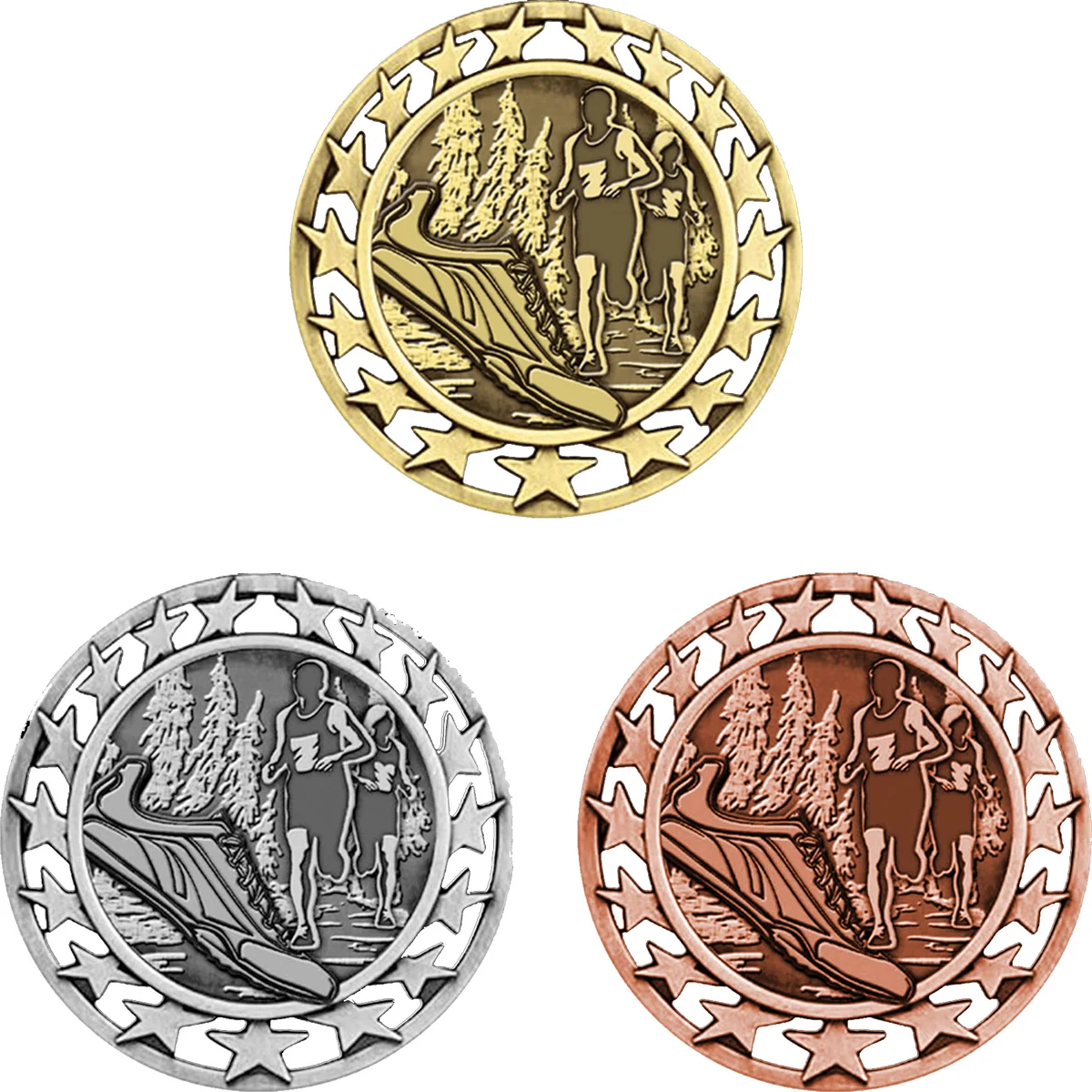 Stock Star Sports Medals: Cross Country 1