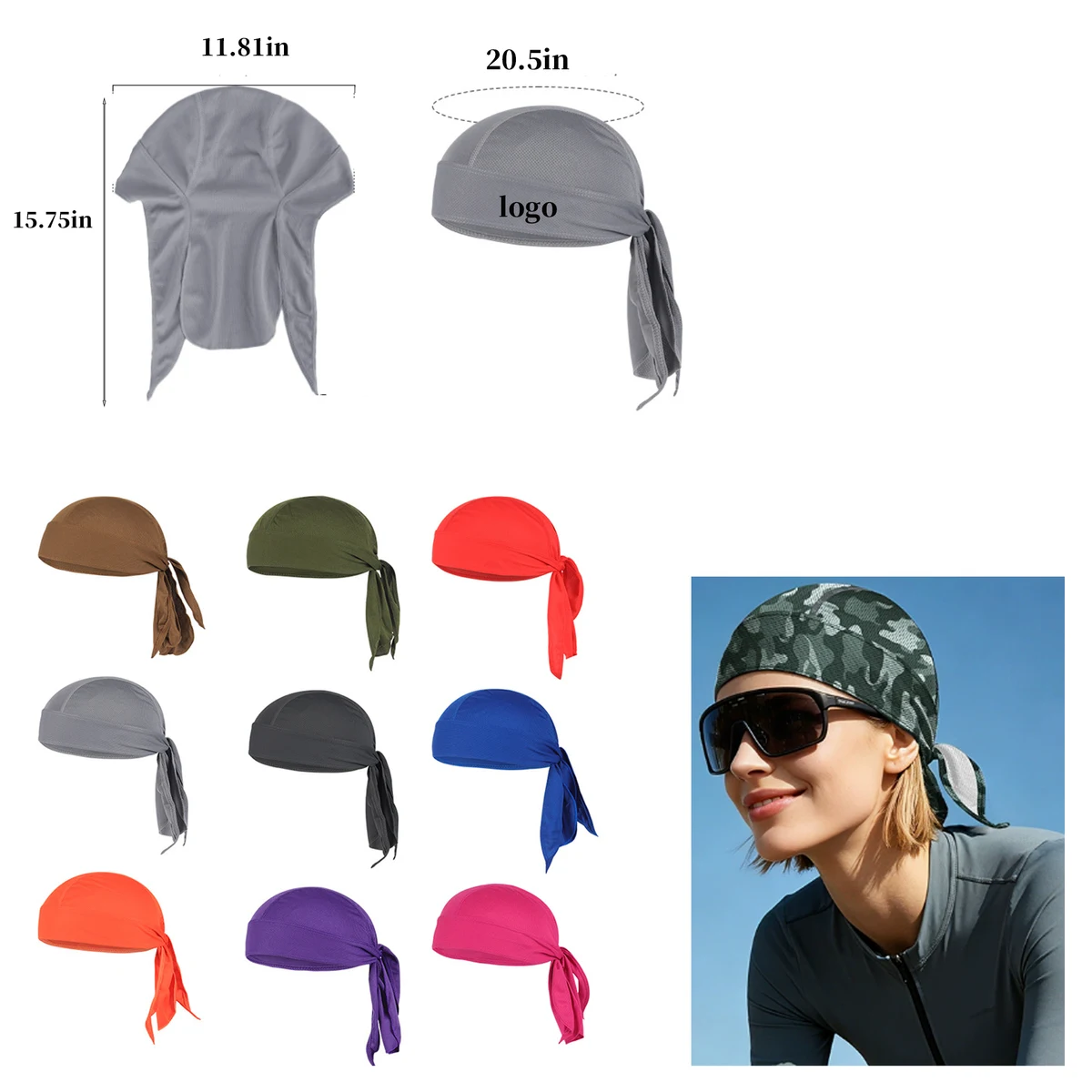 Quick Dry Breathable Pirate Cap For Outdoor Cycling 1