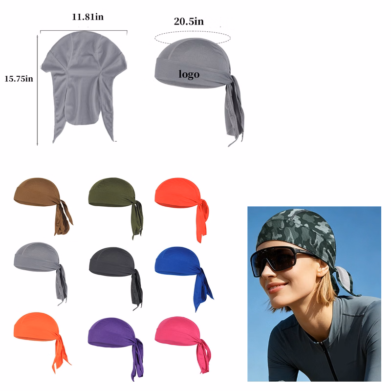 Quick Dry Breathable Pirate Cap For Outdoor Cycling