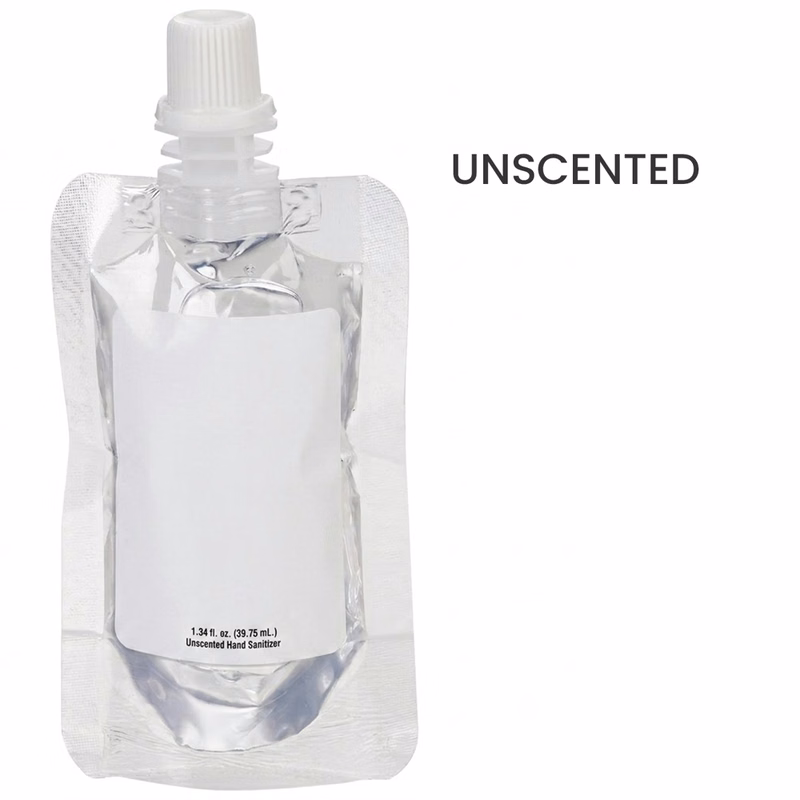 1 oz. Squeeze Pouch Clear Sanitizer