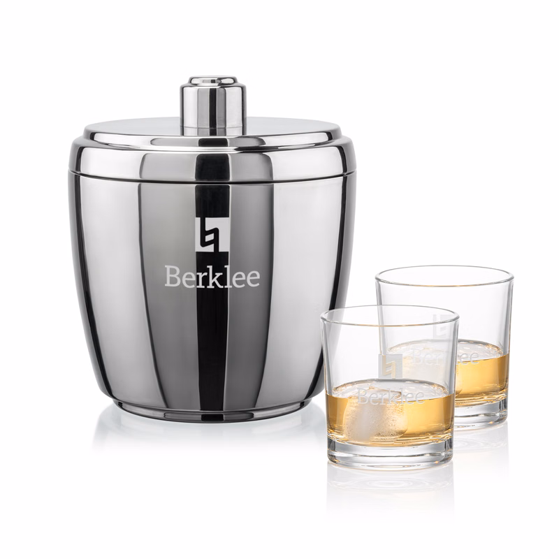 Pescara Ice Bucket & Whitlock On-the-Rocks Set