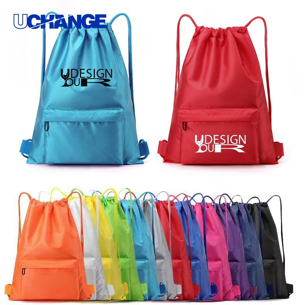 Large Custom Drawstring Backpack 1
