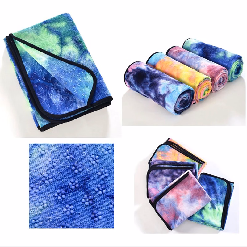 Non-slip tie-dyeYoga Towel for gym
