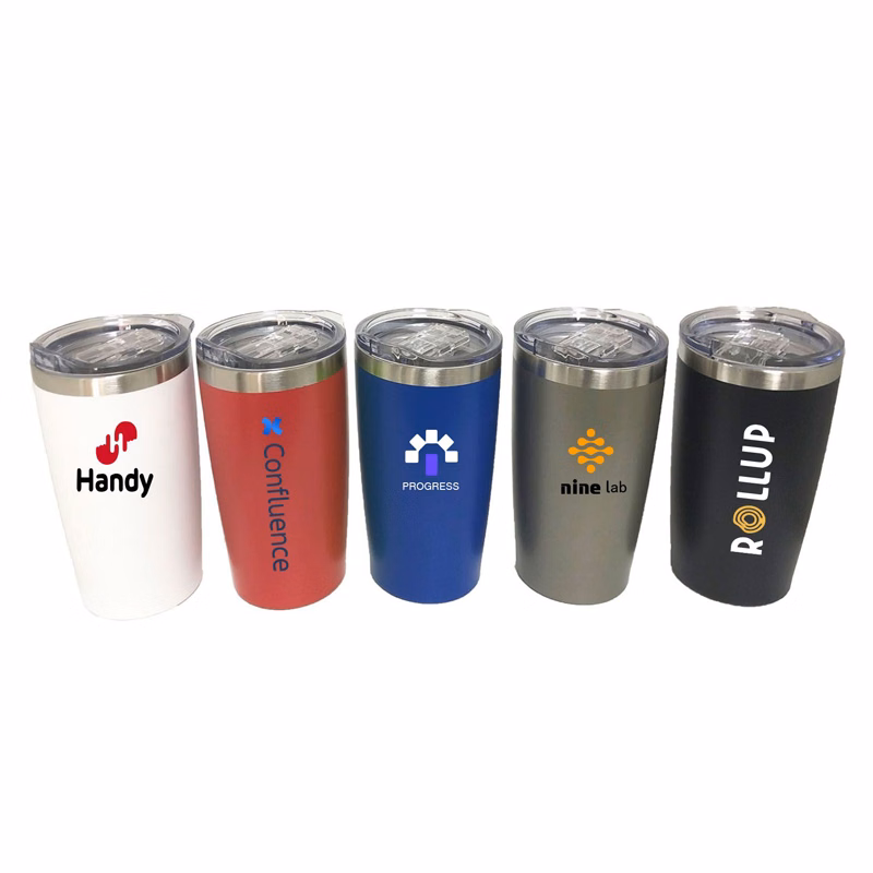 Double Wall Stainless Steel Matte Tumbler, 20 oz.