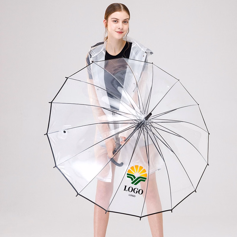 47 Inch Bubble Clear Windproof Dome Wedding Rain Umbrella
