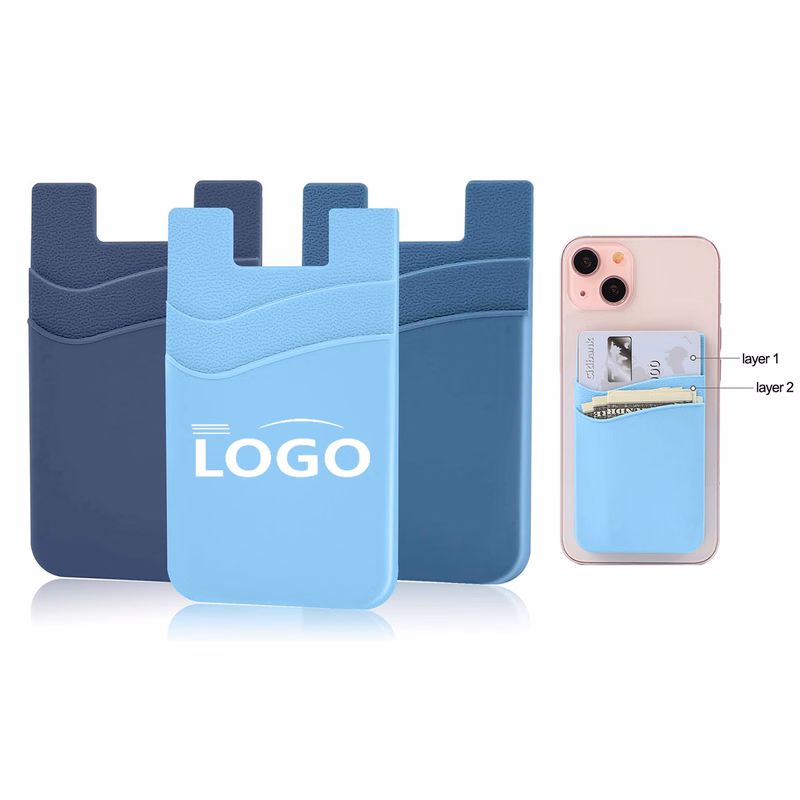 Silicone Phone Wallet Phone Sticker
