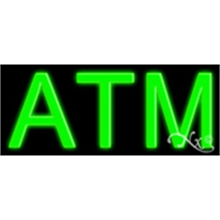 ATM Economic Neon Sign 1
