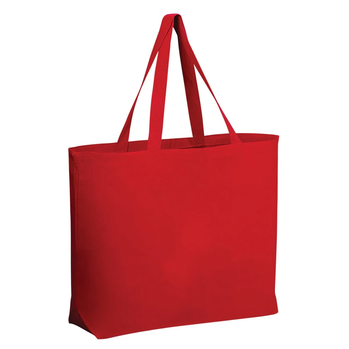 Heavy 12 oz. Cotton Canvas Jumbo Tote Bag - Colors, custom tote bag with logo imprint 1