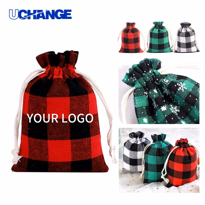 Cotton Gift Bags Set with Drawstring