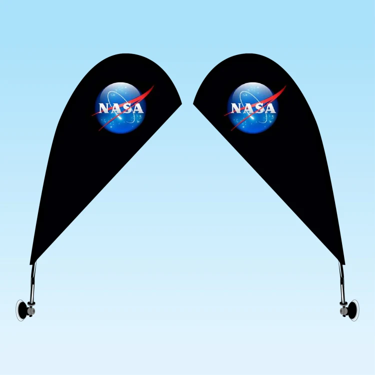 Suction Cup Window Flag - Double Sided 1
