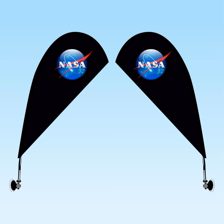 Suction Cup Window Flag - Double Sided