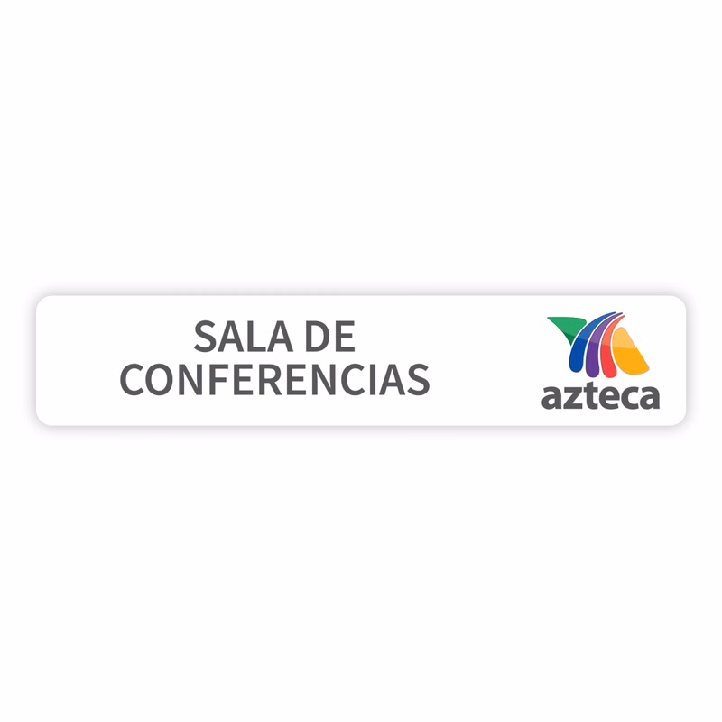 Nameplate w/Rounded Corners (10"x2") Rectangle
