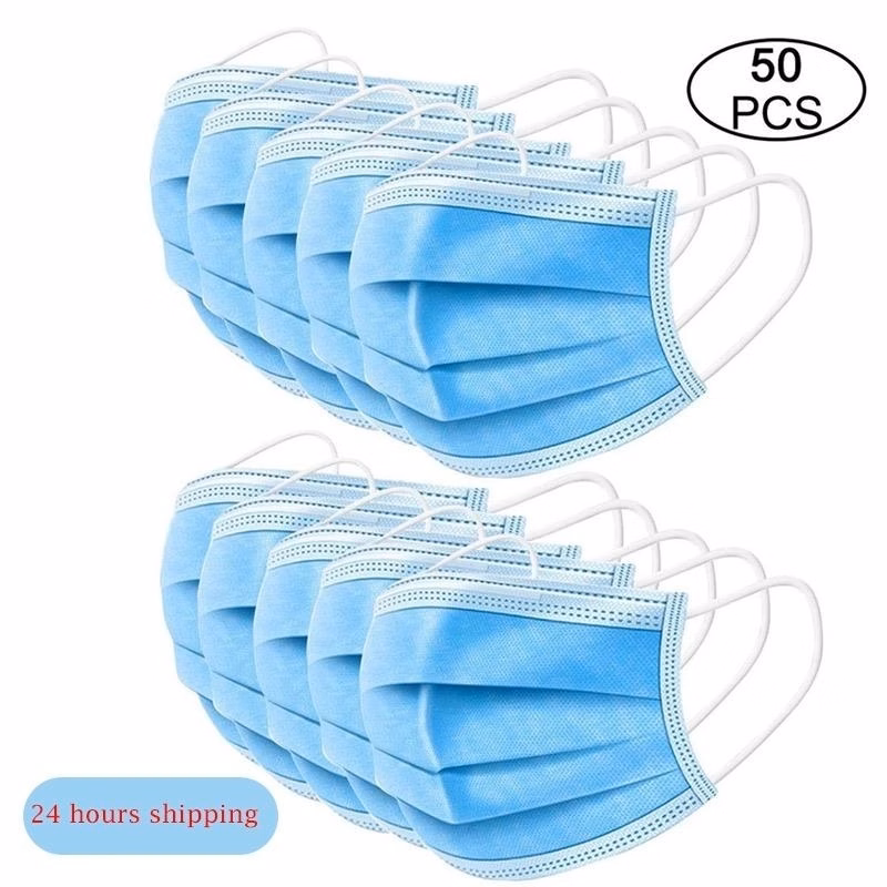 LOWEST PRICE - 3 Layer Protective Masks - SHIPS TODAY!