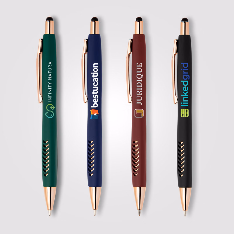 Avalon Softy Rose Gold Pen w/ Stylus