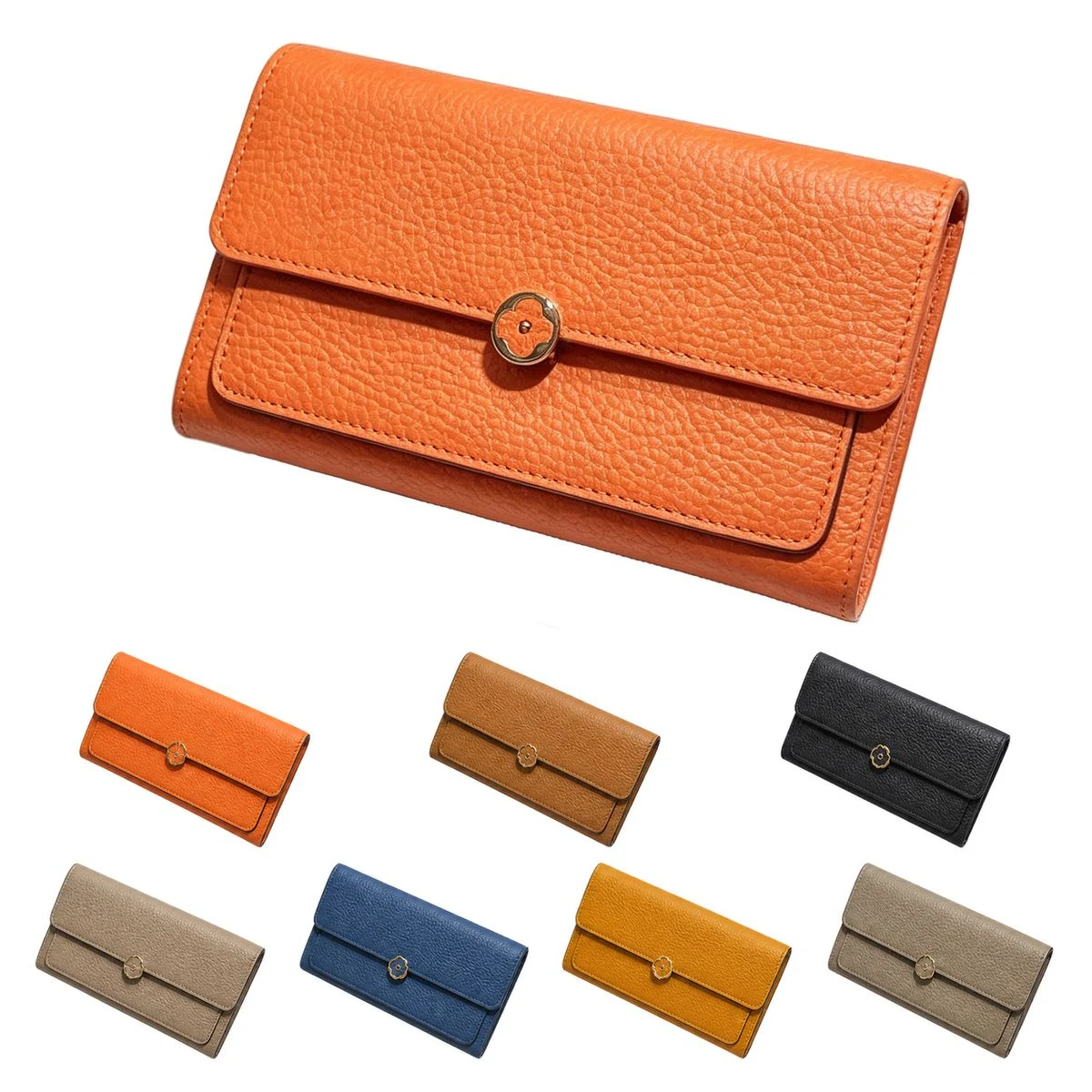 Hand-Carry Leather Women's Multi-Card Wallet 1