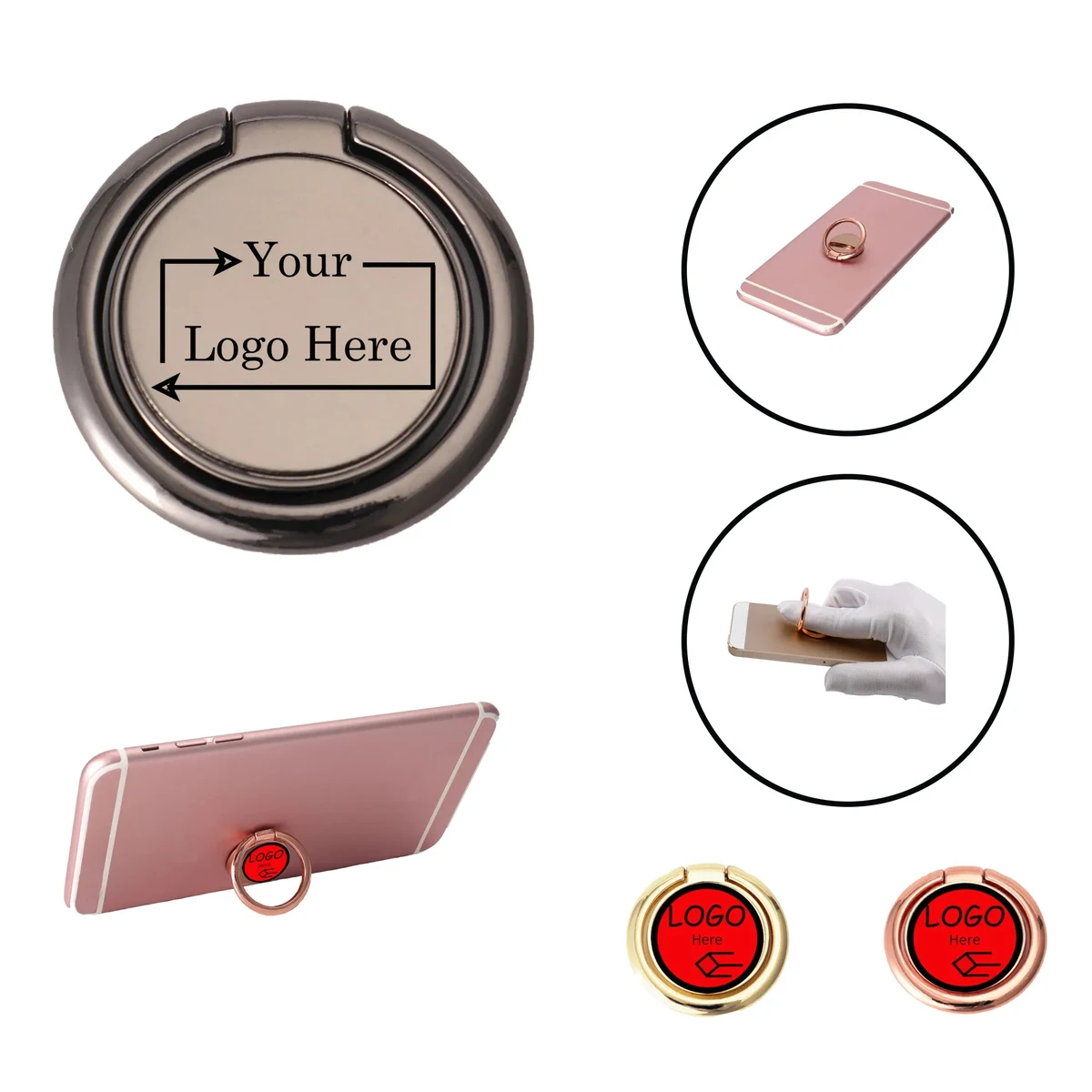 Electroplated Magnetic Phone Holder 1