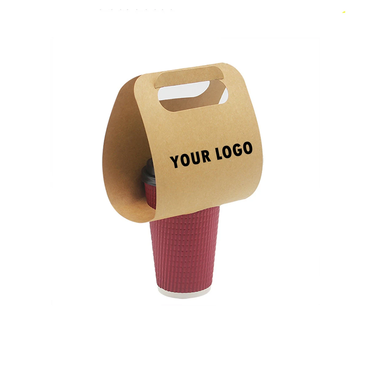 100 Pcs Disposable Drink Carrier 1