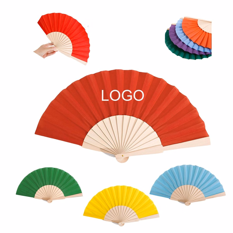 Custom Print Foldable Handheld Paper Fan