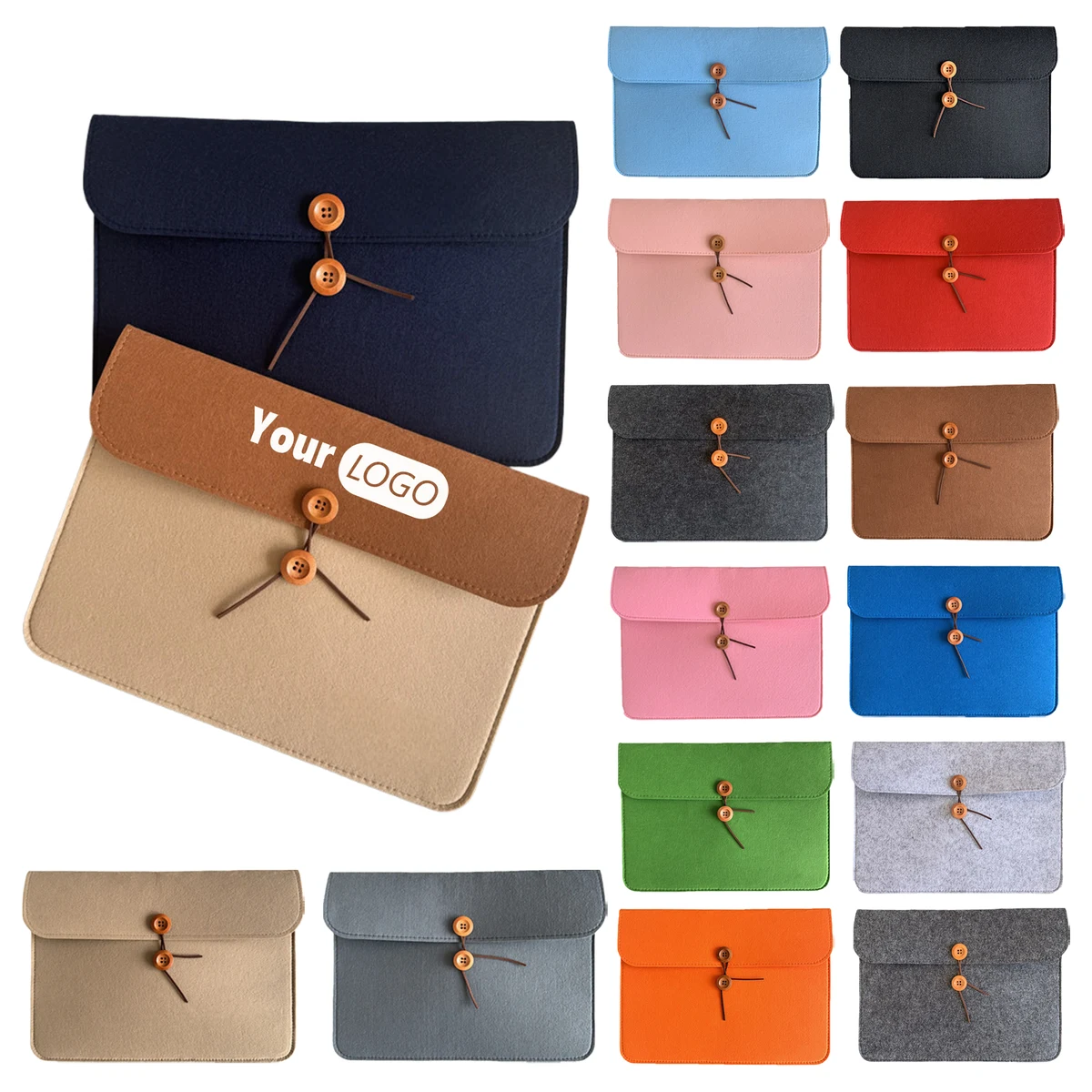 Durable A4 Felt Briefcase 1
