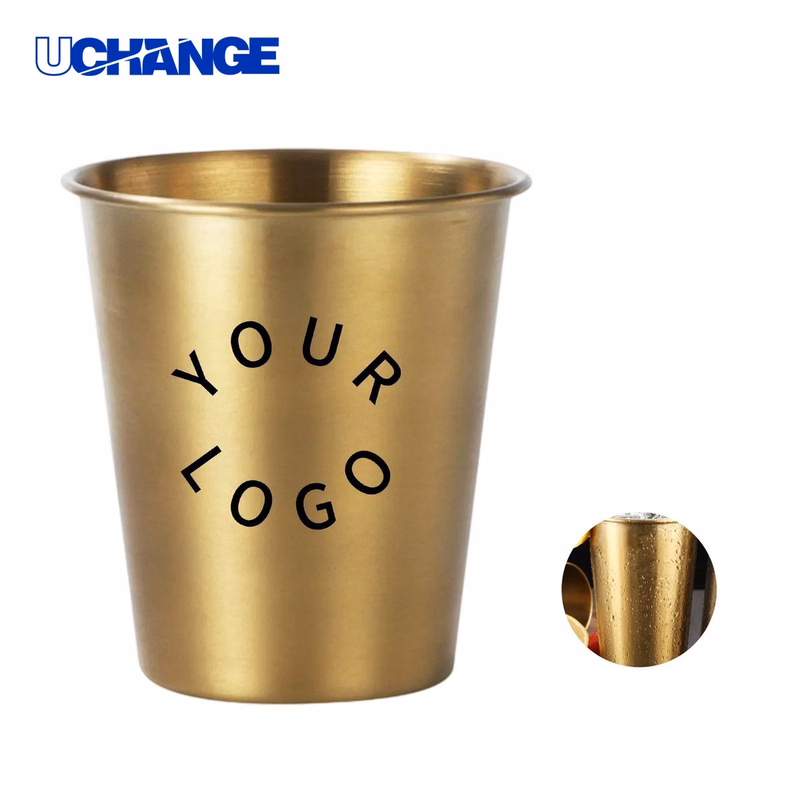 Stainless Steel Drinking Cup Drinkware for Bars or Restaurants