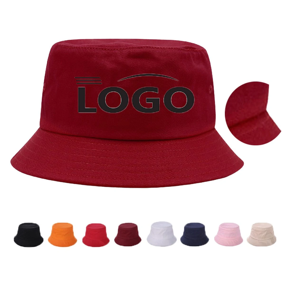 Pure Cotton Casual Fisherman Hat Outdoor Sun Protection 1