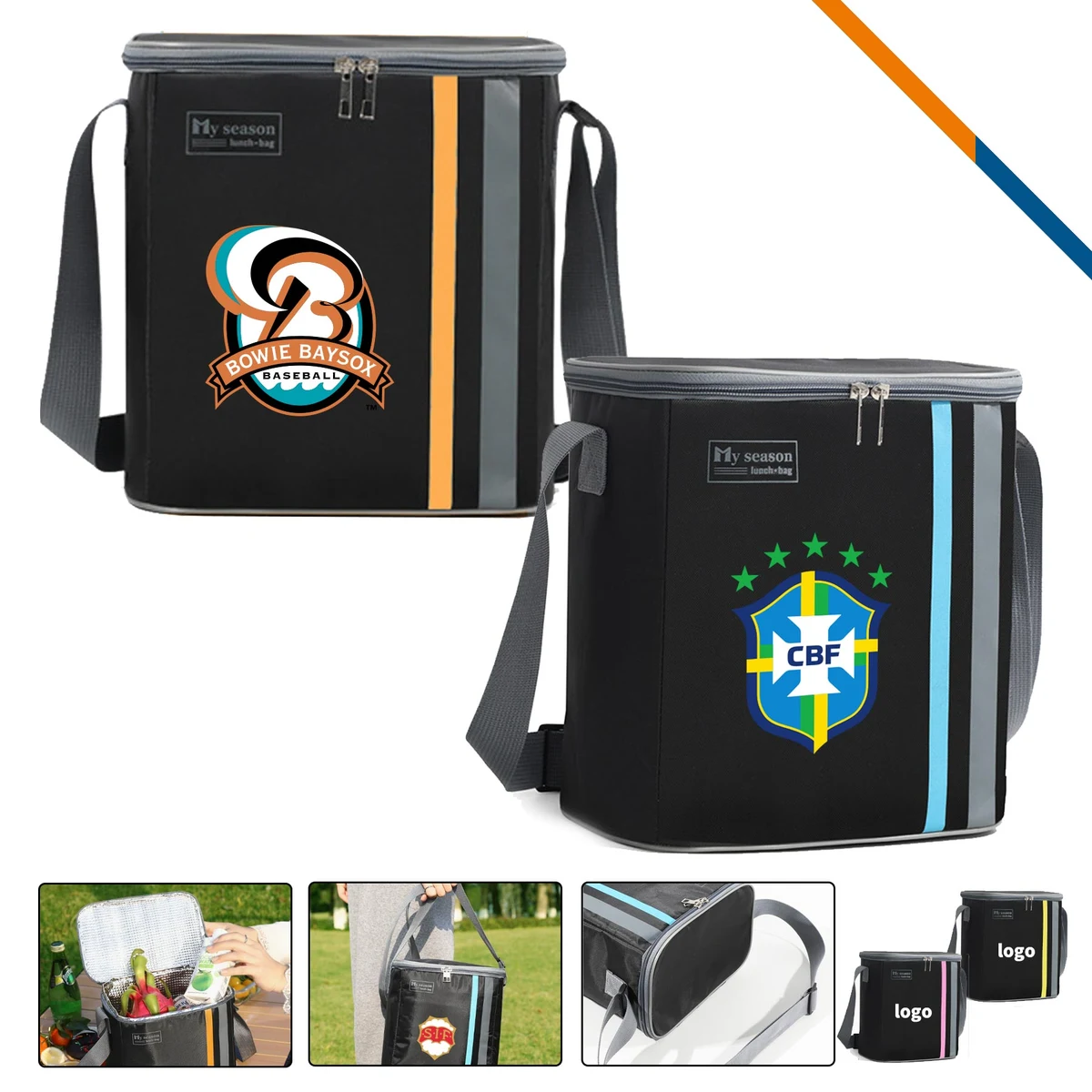SavorPack Crossbody Insulated Cooler Bag 1