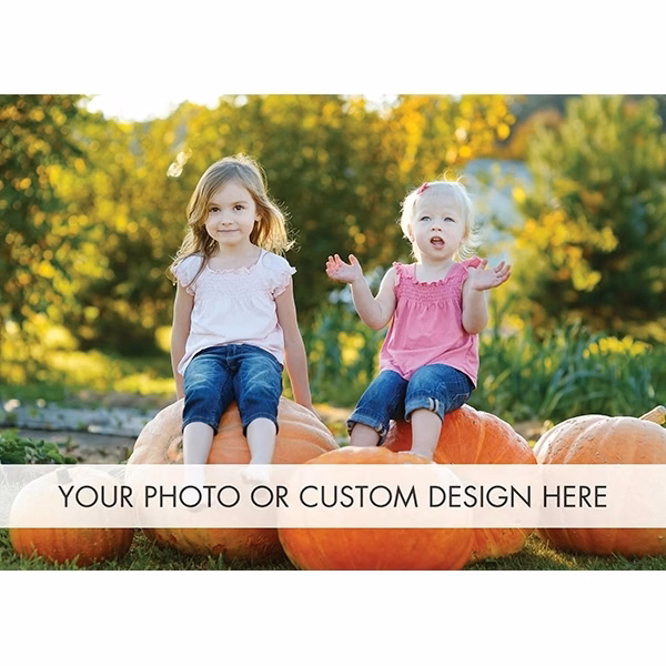 Custom Photo Card (Horizontal, Deluxe Size, Flat)